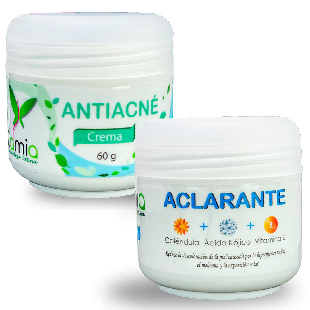 La combinación perfecta: Crema Antiacné y Aclarante Zamia"